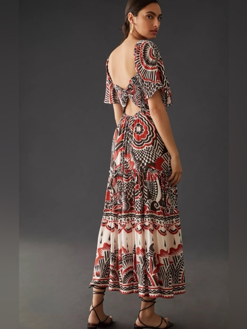 Anthropologie Midi open back dress